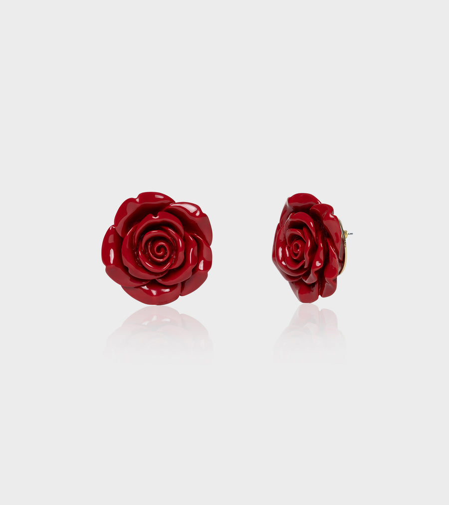 Rose Rouge Earrings